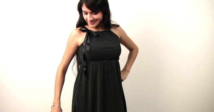How To Make A Dainty Little Cocktail Dress