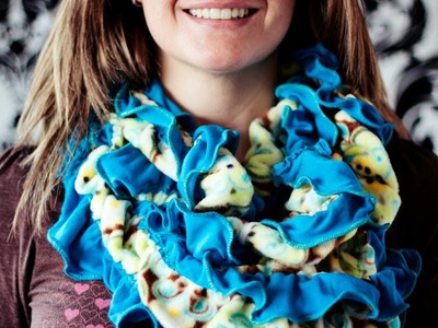 How to make a Fleece Scarf: The Saturday Morning Scarf