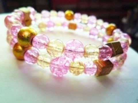 How to Make a Memory Wire Bracelet - Jewelry-making Tutorial