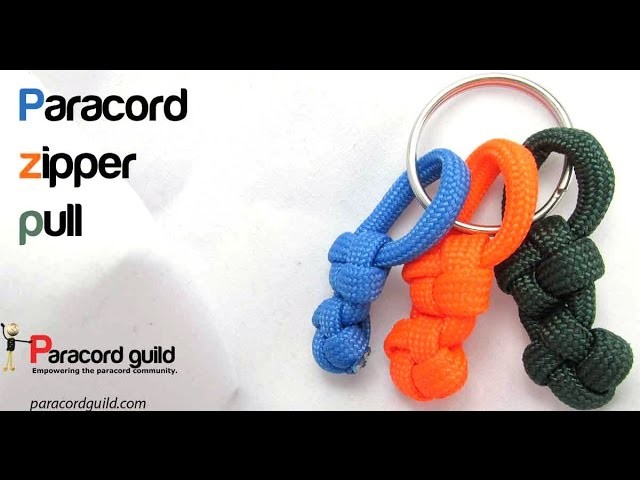 How to make a paracord zipper pull