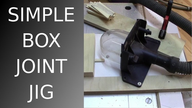 ⚙ How to make a simple box joint jig for small parts