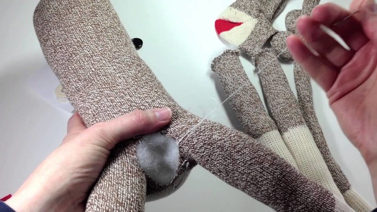 How to make a Sock Monkey Tutorial- Using a Pre-sewn Kit from SockMonkey.net