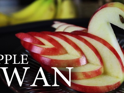 How to Make an Edible Apple Swan!