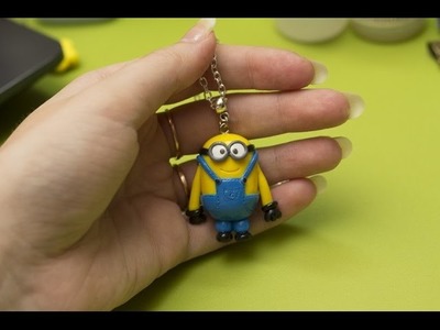 How to make minion keyring from polymer clay