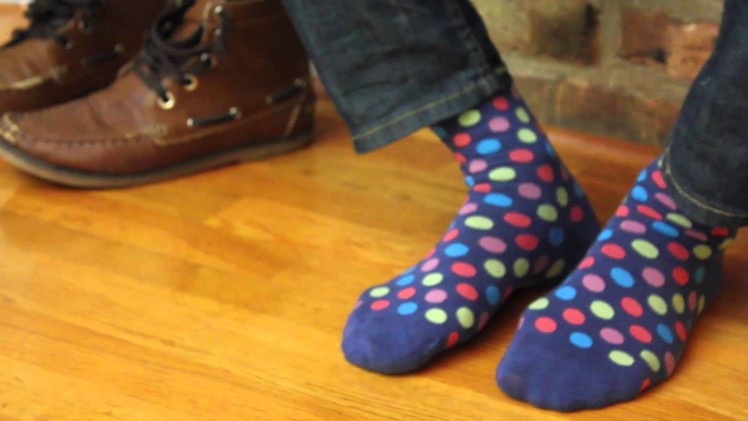How To Put On Your Foot Cardigan Socks
