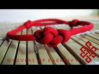 How to Tie an Eternity Knot Paracord Bracelet Tutorial