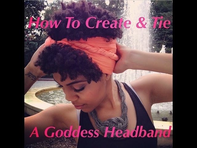 How to turn a scarf into a cute headband
