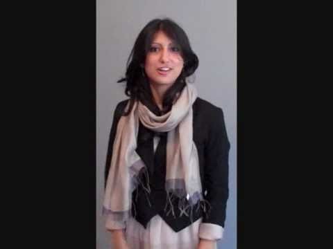 How to wear a scarf: Silk and cotton blend scarf
