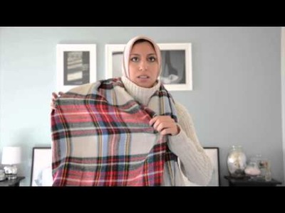 How To Wear Winter Neck Scarves with Hijab: 5 Scarves, 10 Looks - Haute Hijab