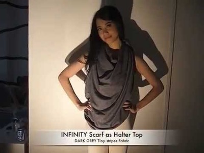 Infinity Scarf - Ways to wear #07 - Halter Top