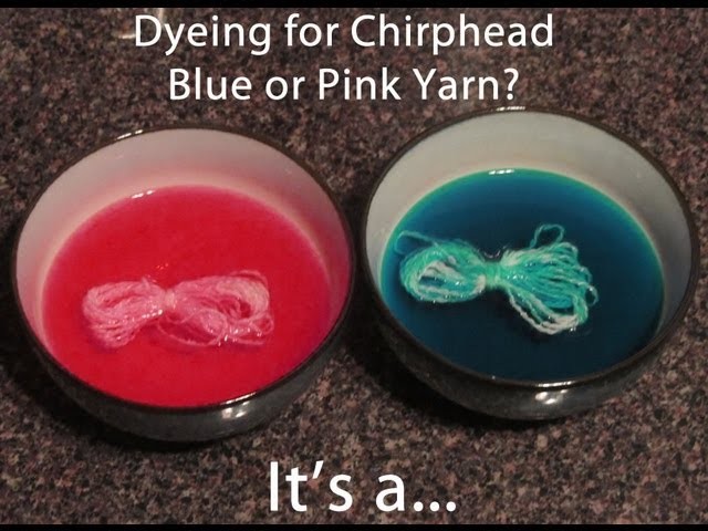 Is Vinegar Needed to Dye yarn with Food Coloring?  A Yarn Dyeing Baby Gender Announcement