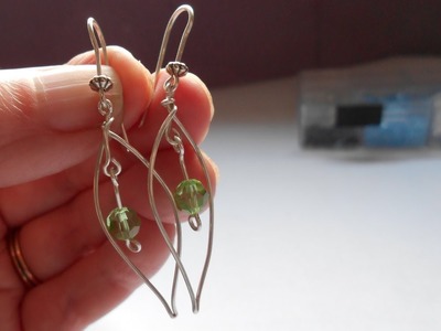 Leaf Earrings A Wire Wrapping Tutorial