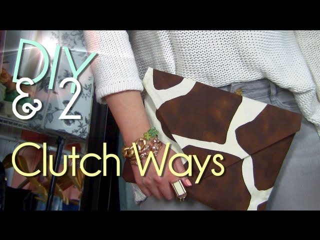 Make No Sew Clutch | Purse.Case.Envelope