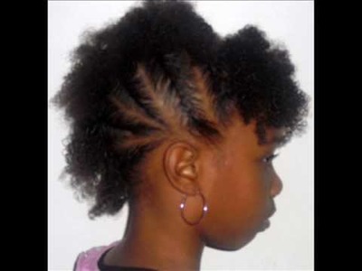 Natural Style-naturally curly Mohawk on a childs hair-GET THEM CURLS TO FORM!