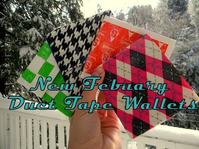 New Febuary Duct Tape Craft's And  Wallets