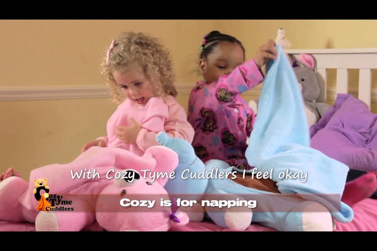 The Security Blanket and Stuffed Toy on Steroids: Cozy Tyme Cuddlers.  3 "Toys" in 1