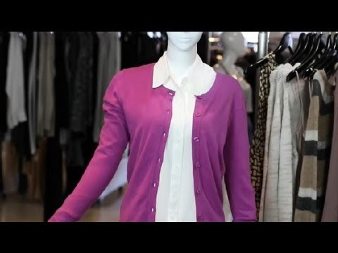 Trendy Ways to Wear a Cardigan Sweater : Fashion Tips
