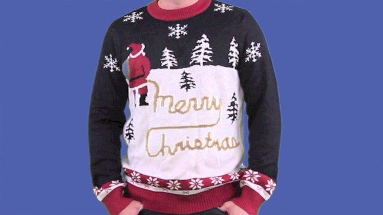 Ugly Christmas Sweater - Yellow Snow Sweater by Tipsy Elves 1