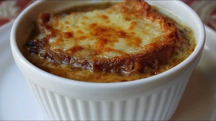 American French Onion Soup Recipe - How to Make Onion Soup