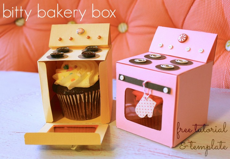 Bitty Bakery Cupcake Box (FREE template!)