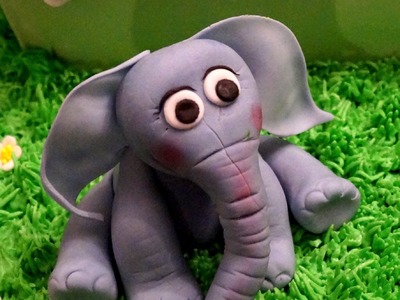 Cake decorating - How to make an elephant cake topper
