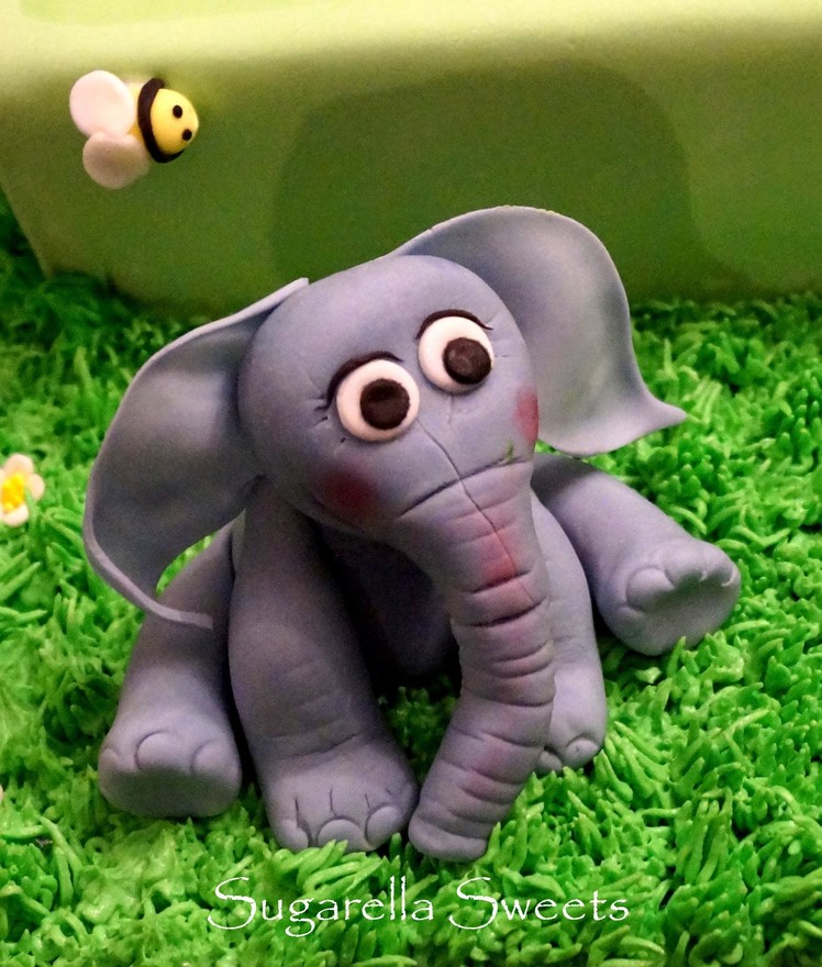 Cake decorating - How to make an elephant cake topper