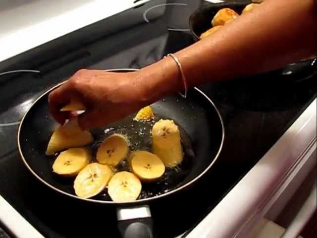 Caribbean Cooking Videos: How to Fry Plantains