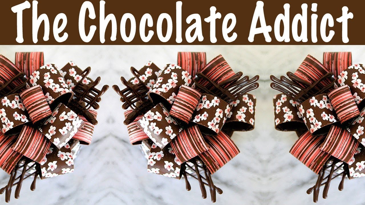 Chocolate Decorations -How to Make a Delicious Chocolate Bow