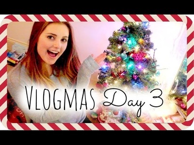 ⛄ Christmas Tree Decorating & Holiday Room Decor! | VLOGMAS DAY 3