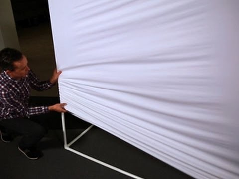 CNET How To - Make a giant projection screen