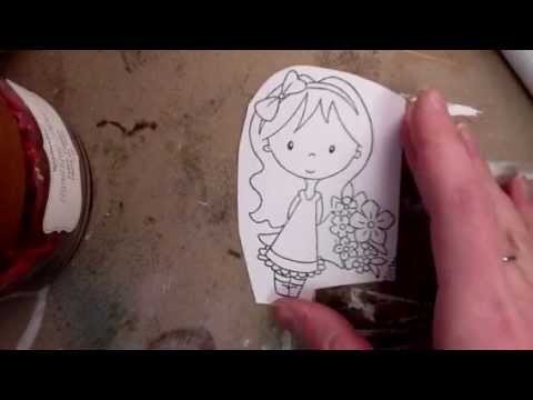 Copic coloring and card making in real time tutorial (part 1 of 6)