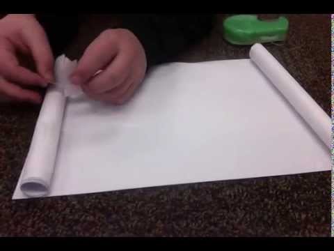 Easy Tutorials: How to make a paper scroll
