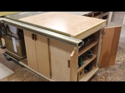 Finishing the table saw storage cabinet by Jon Peters