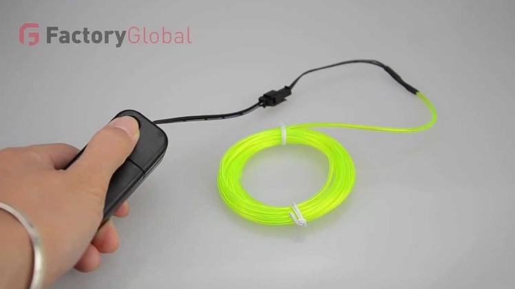 H8931 3M Flexible Neon Light EL Wire Rope Tube with Controller