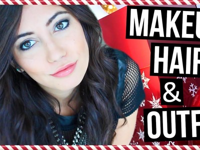 HOLIDAY Makeup, Hair & Outfit Ideas!