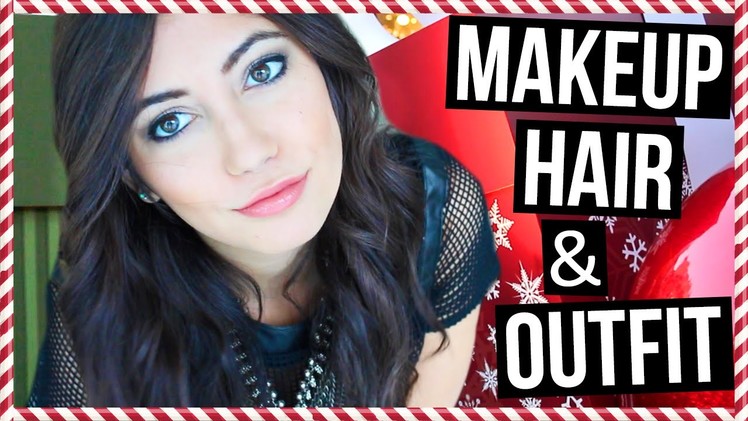 HOLIDAY Makeup, Hair & Outfit Ideas!