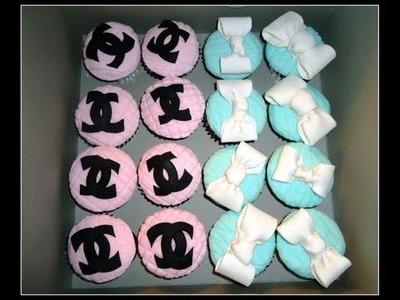 How To:  Chanel & Bow Cupcakes
