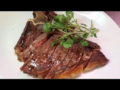 How to Cook a Tender & Juicy T-Bone Steak in the Oven : Meat Dishes