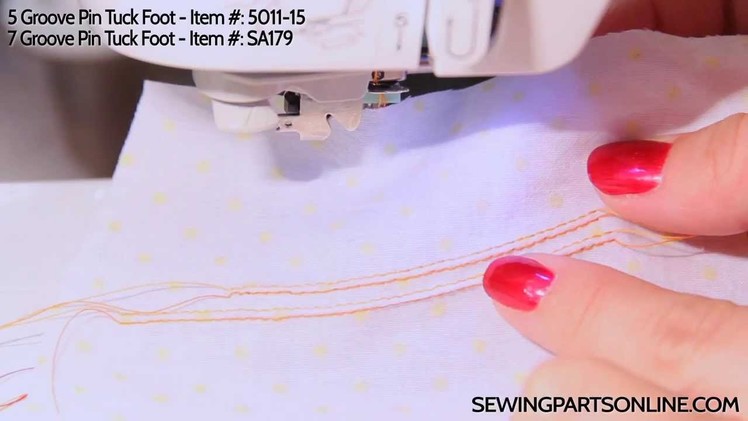 How to Create Pintucks with a Pintuck Foot