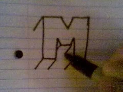 HOW TO DRAW 3D LETTERS ( M )