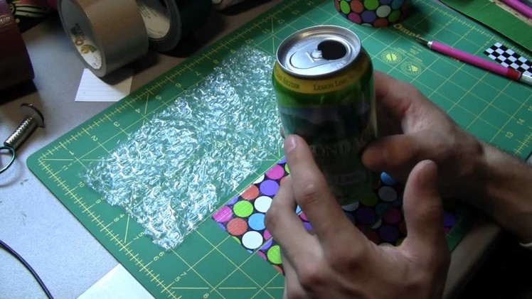 How to make a Duct tape Soda can Coolie!