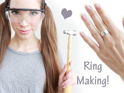 HOW TO MAKE A HAMMERED STERLING SILVER RING