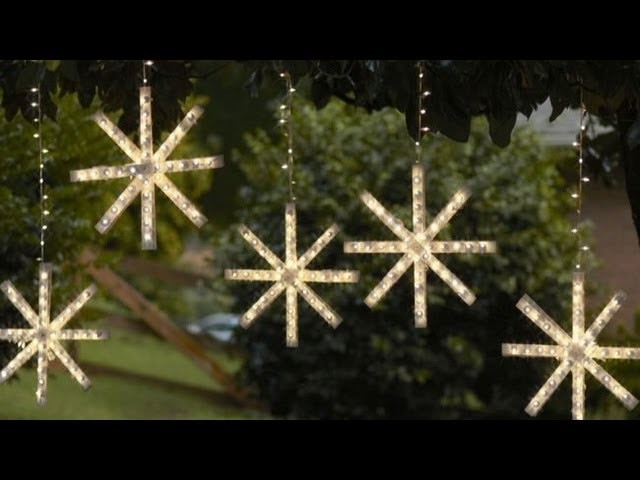 How To Make A Homemade Snowflake Decoration