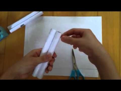 How to make a Paper Blowgun and Darts Easy