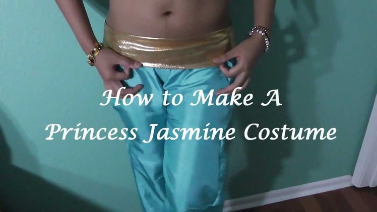 How to Make a Princess Jasmine Costume