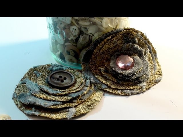 How To Make a Quick and Easy No Sew Fabric Flower