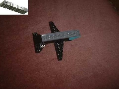 How to make a small cool simple black lego plane