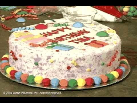 How to Make and Decorate a Dazzling Day Birthday Cake by Wilton