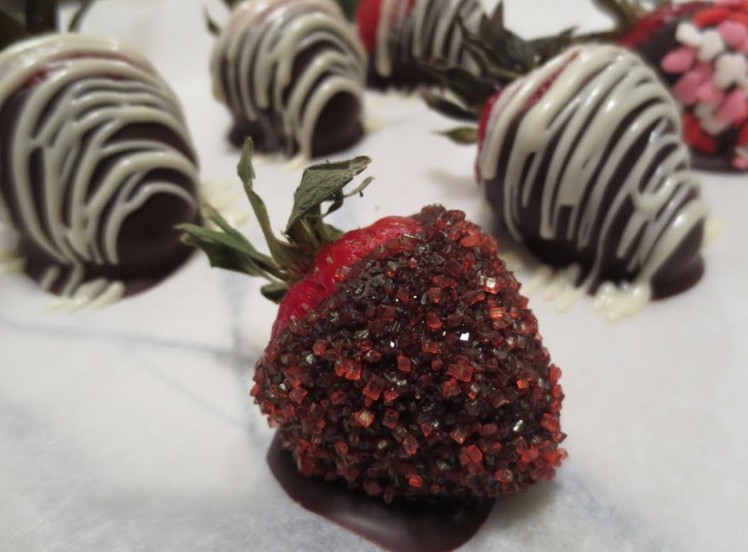 HOW TO: Make and Decorate Chocolate Covered Strawberries