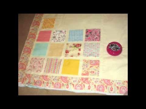 How to Make and Sew a Patchwork Raggedy Quilt